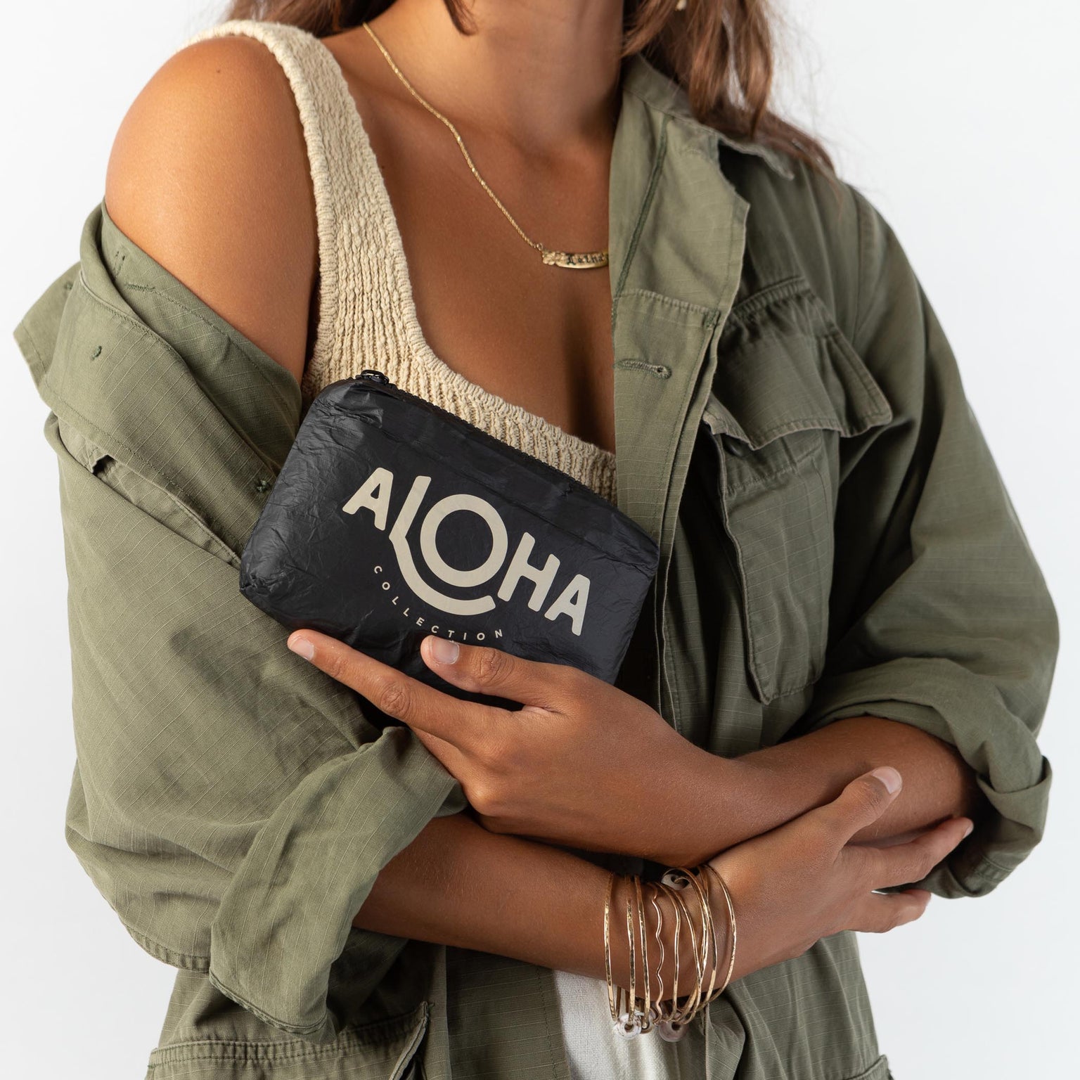 ALOHA Collection Small Pouch in Moon Shimmer – The Nomadik