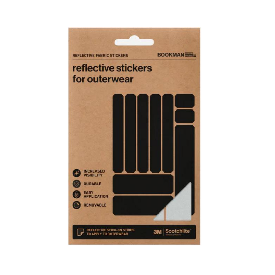 Bookman Urban Visibility Reflective Fabric Stickers Strips