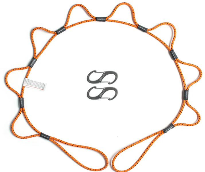 LoopRope Inc. - 5' LoopRope w/ 2 Carabiners - Orange – The Nomadik