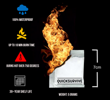 Load image into Gallery viewer, QuickSurvive Firestarters 3PK
